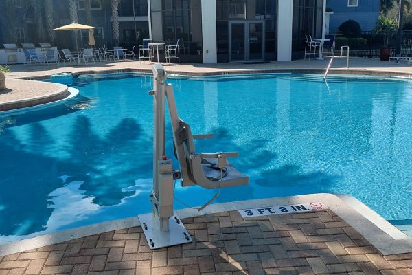 Commercial Hotel Pool Lifts Sales Installation Orlando Tampa Miami Florida Georgia