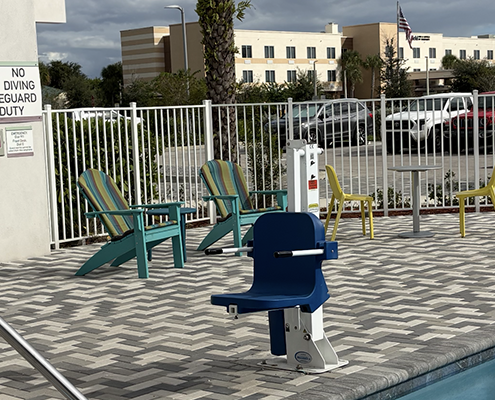 Commercial Hotel Pool Lifts Sales Installation Orlando Tampa Miami Florida Georgia
