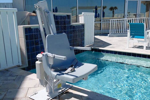 Commercial Hotel Pool Lifts Sales Installation Orlando Tampa Miami Florida Georgia