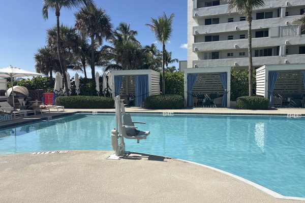 Commercial Hotel Pool Lifts Sales Installation Orlando Tampa Miami Florida Georgia
